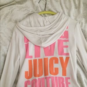 White juicy couture sweater
